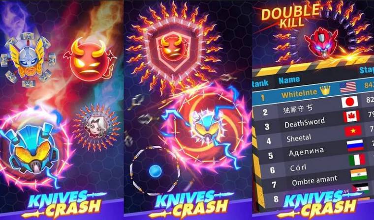 Knives Crash Premium Apk